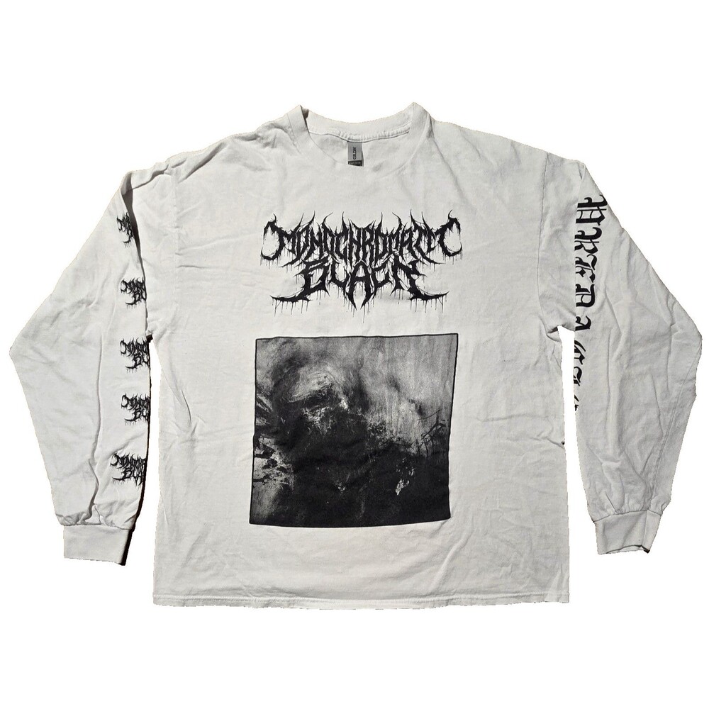 Monochromatic Black Band Shirt Predacious Death Metal XL Double Side Long Sleeve